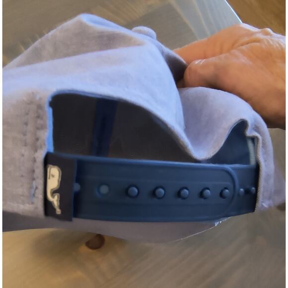 Vineyard Vines Fish Logo Baseball Cap Men's One Size Snapback Blue Adjustable - Picture 7 of 7